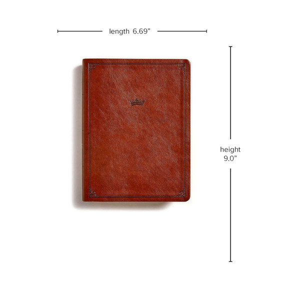CSB Tony Evans Study Bible, British Tan LeatherTouch