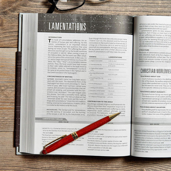 CSB Worldview Study Bible, Gray/Black Cloth Over Board