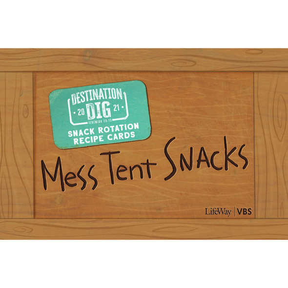 Snack Rotation Recipe Cards - Destination Dig VBS 2021 by LifeWay