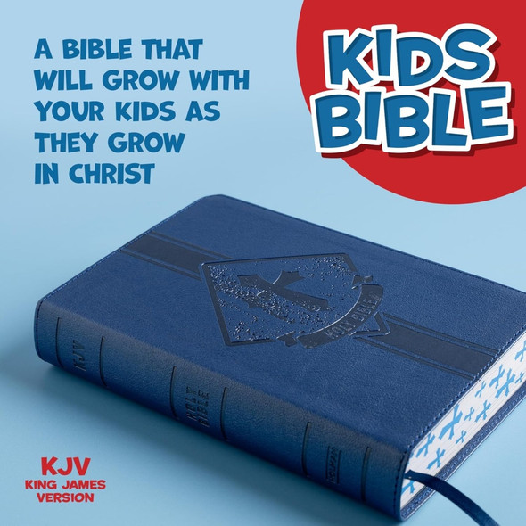 KJV Kids Bible (LeatherTouch, Royal Blue) - Bulk Case of 12