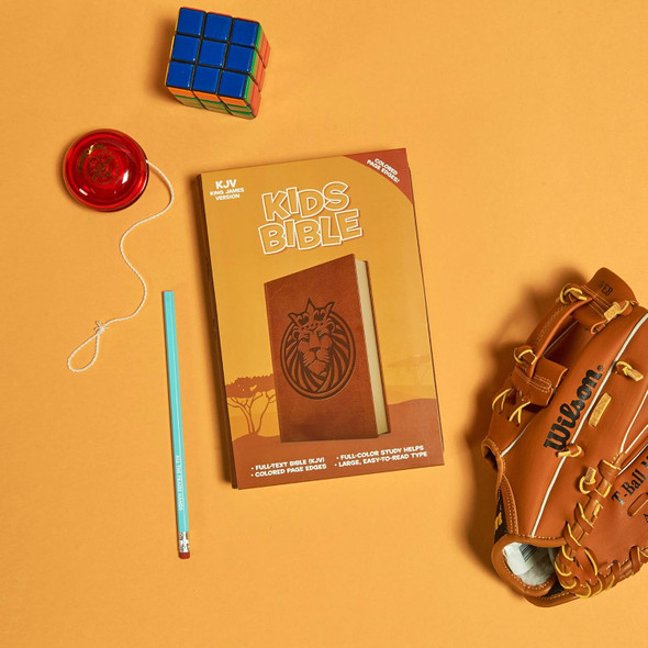KJV Kids Bible, Lion (LeatherTouch) - Bulk Case of 12