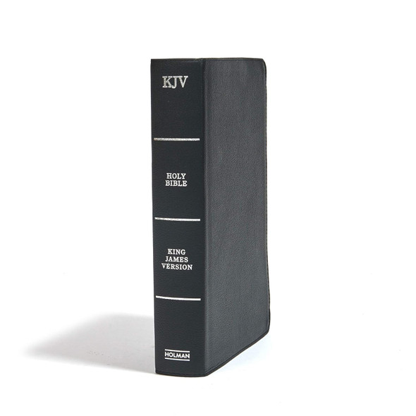 KJV Super Giant Print Reference Bible, Giant Print (Genuine Leather, Black) - Bulk Case of 10