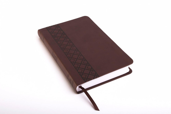KJV Ultrathin Reference Bible, Value Edition, Brown LeatherTouch