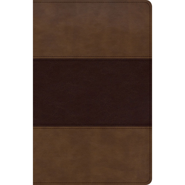 KJV Ultrathin Reference Bible, Saddle Brown LeatherTouch