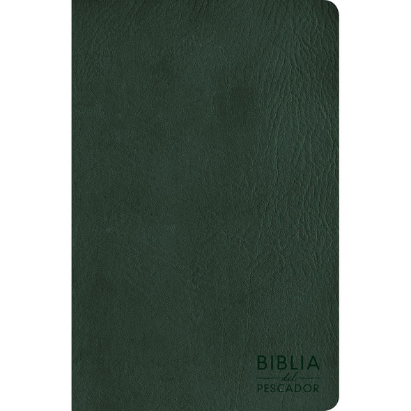 NVI Biblia del Pescador letra grande, verde simil piel