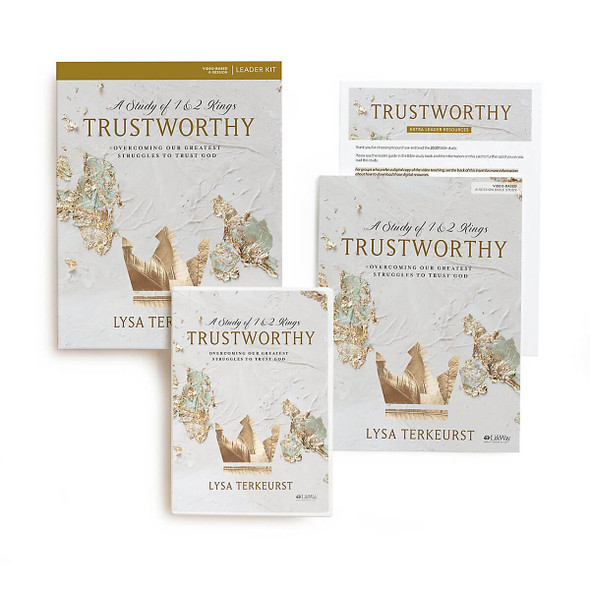 Trustworthy: Overcoming Our Greatest Struggles to Trust God, DVD Leader Kit by Lysa TerKeurst- Lifeway Women's Bible Study