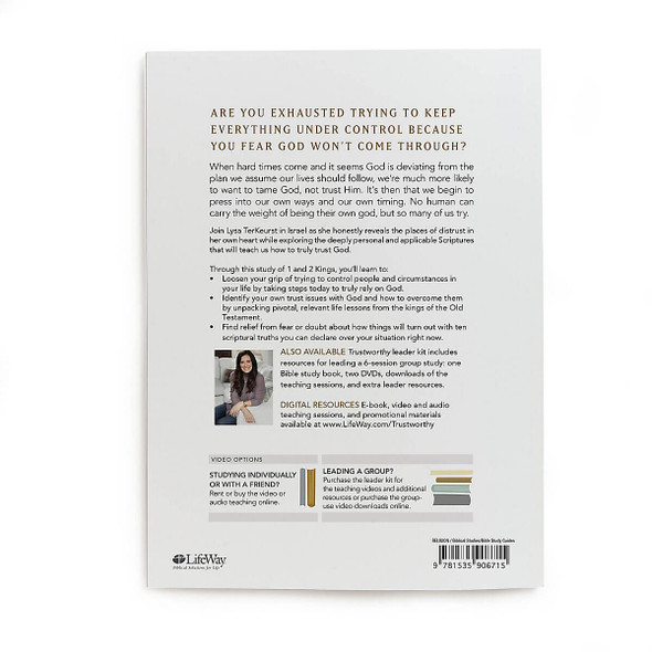 Trustworthy: Overcoming Our Greatest Struggles to Trust God, Bible Study Book by Lysa TerKeurst- Lifeway Women's Bible Study