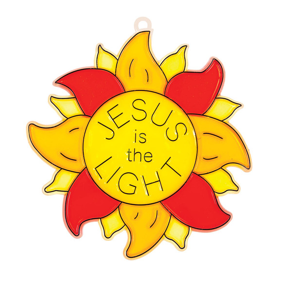 Jesus is the Light Suncatcher - Craft, Pack of 12 - God's Wonder Lab VBS 2022 by CPH
