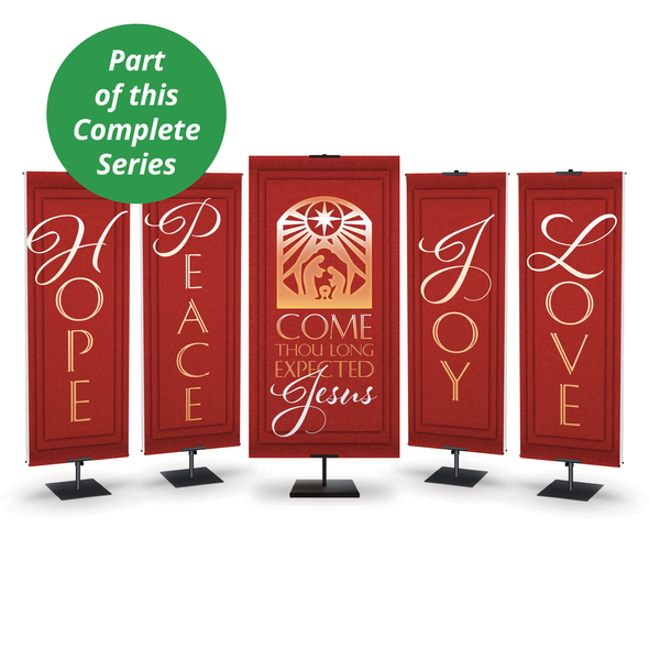 Church Banner - Christmas - Long Expected Jesus - Hope