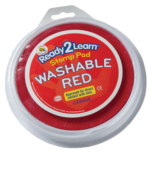 Large Round Stamp Pad, Red (each) - VBS