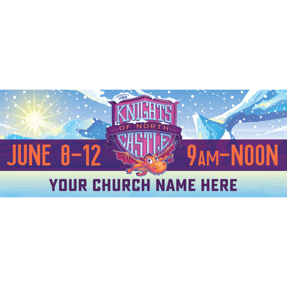 Knights of North Castle VBS - Custom Outdoor Vinyl Banner