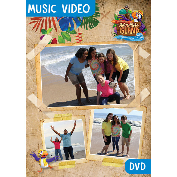 Music Video DVD - Discovery on Adventure Island - VBS 2022 by Cokesbury