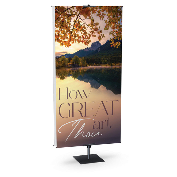 Church Banner - Fall - How Great