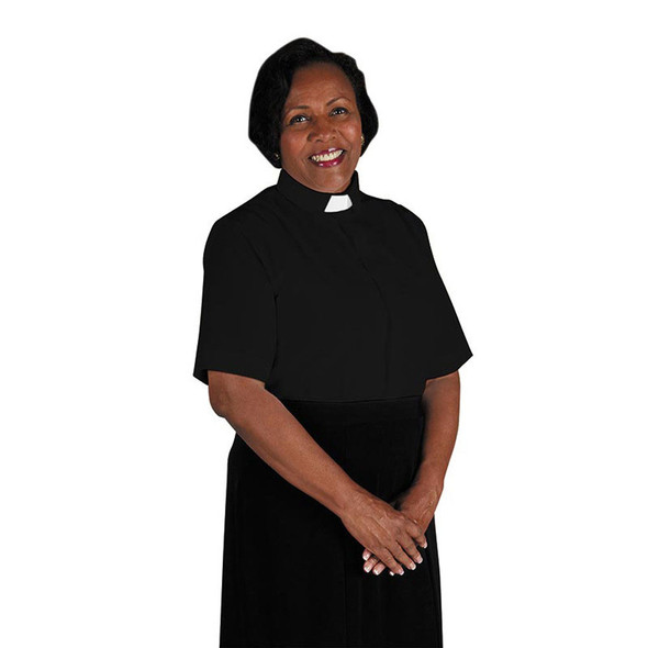 RJ Toomey - Women's Tab Collar Short Sleeve Clergy Shirt