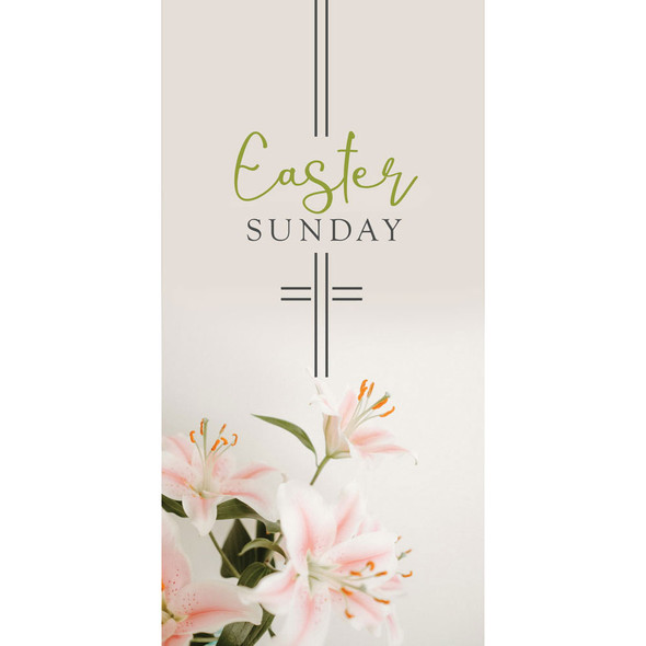 Church Banner - Gray Line Lent Easter Series - Easter Sunday