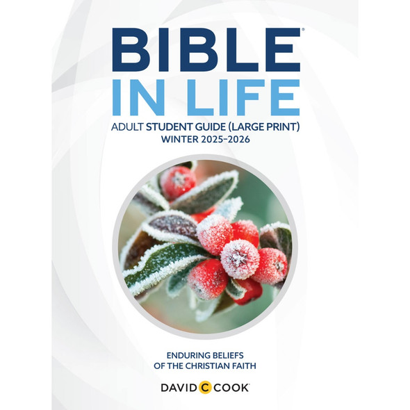 Adult - Large Print Student Book - Bible-in-Life - Winter 2025-26