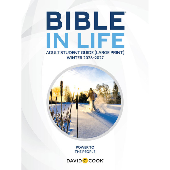 Adult - Large Print Student Book - Bible-in-Life - Winter 2026-27