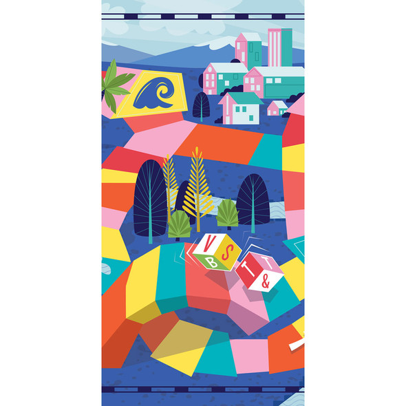 Super Duper Sized Backdrop - Twists & Turns VBS 2023 by Lifeway