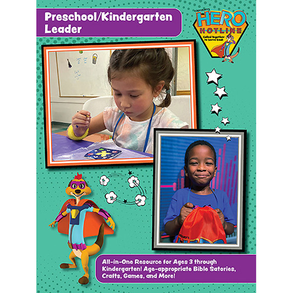 Preschool/Kindergarten Leader Guide - Hero Hotline VBS 2023 by Cokesbury