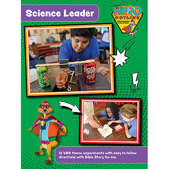 Science Leader Guide - Hero Hotline VBS 2023 by Cokesbury