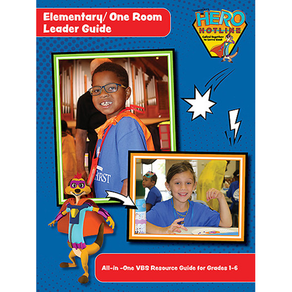 Elementary/One Room VBS Leader Guide - Hero Hotline VBS 2023 by Cokesbury