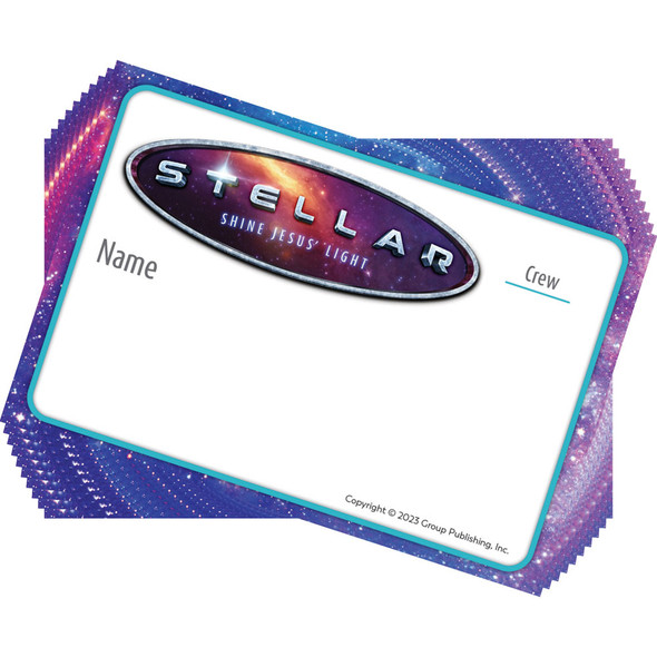 Name Badges - Pack of 10 - Stellar VBS 2023 by Group