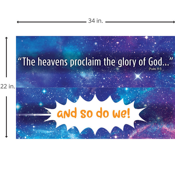 God Sightings Poster - 22 in x. 34" poster - Final size: 68" x 11" - Stellar VBS 2023 by Group