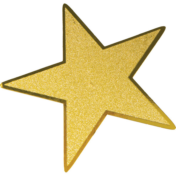 Glitter Stars - Gold - Pack of 6 - 5 - 12 - Stellar VBS 2023 by Group