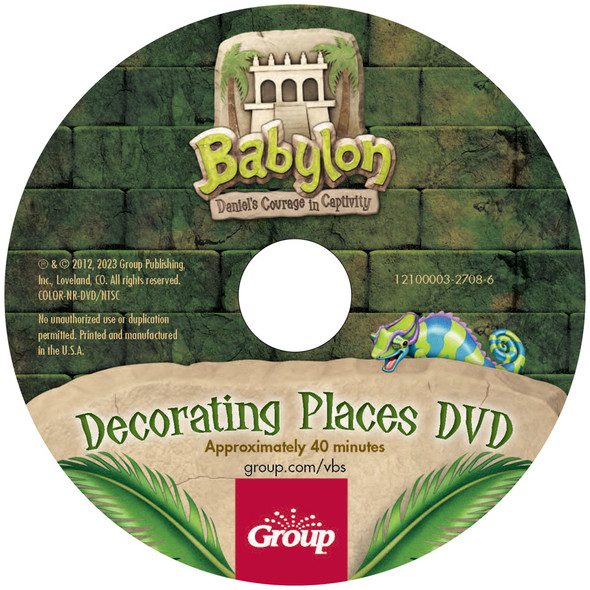 Decorating Places: Babylon DVD - Babylon VBS 2023