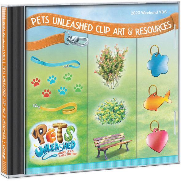 Clip Art & Resources CD - Pets Unleashed Weekend VBS 2023