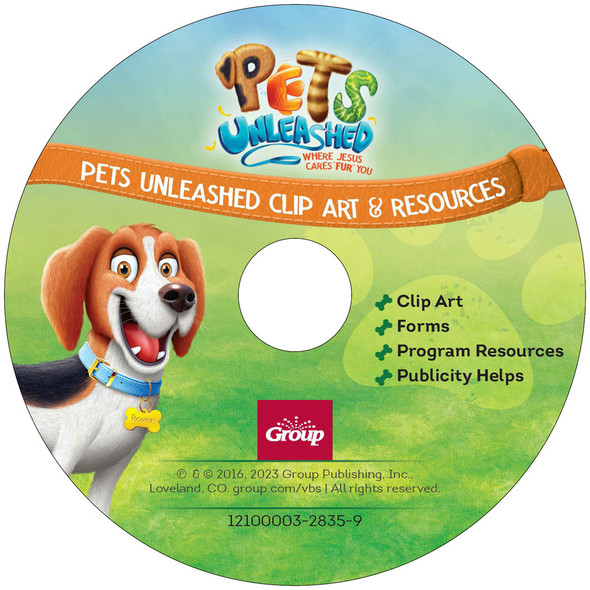 Clip Art & Resources CD - Pets Unleashed Weekend VBS 2023