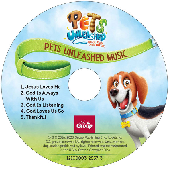 Theme CD - Pets Unleashed Weekend VBS 2023