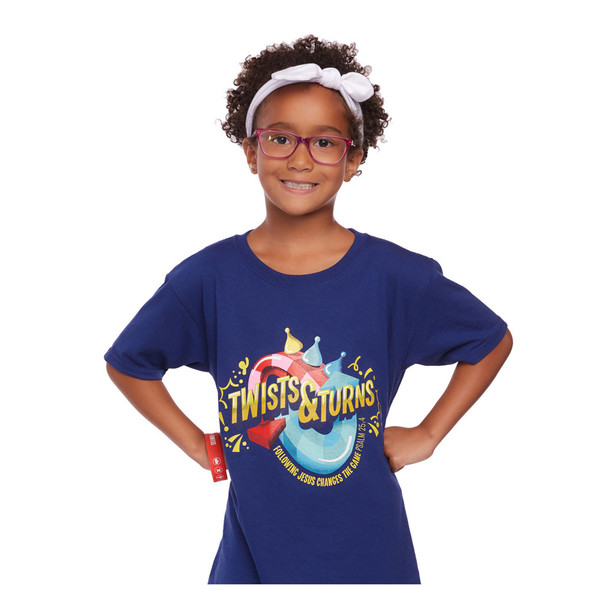 Theme T-Shirt - Adult M - Twists & Turns VBS 2023 by Lifeway