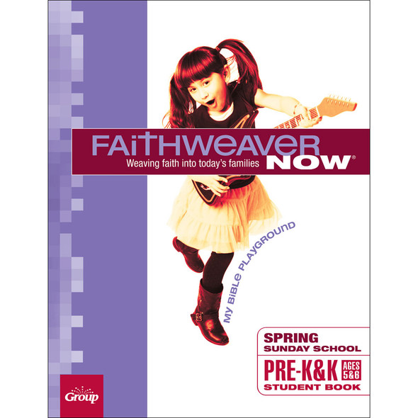 FaithWeaver NOW Pre-K&K Student Book: My Bible Playground - Spring 2023