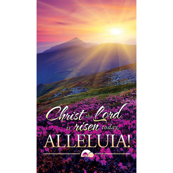 Church Bulletin - 11" - Easter - Christ the Lord is risen today - Hymn Lyrics