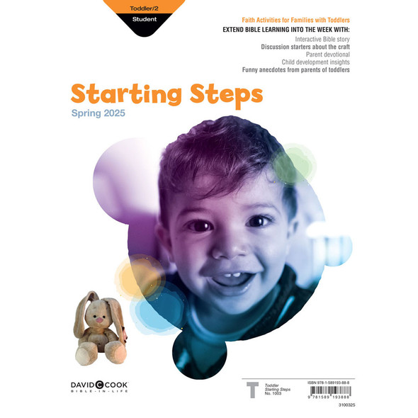 Toddler (Ages 1-2) - Starting Steps (Craft/Take-Home) - Bible-in-Life - Spring 2026