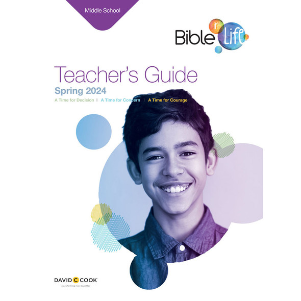 Middle School (Grades 6-8) - Teacher's Guide - Bible-in-Life - Spring 2024