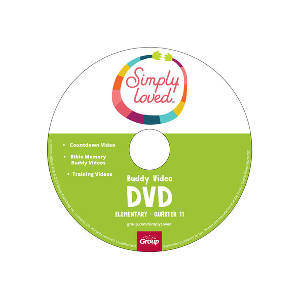 Simply Loved Elementary Buddy Video Teaching DVD - Quarter 11