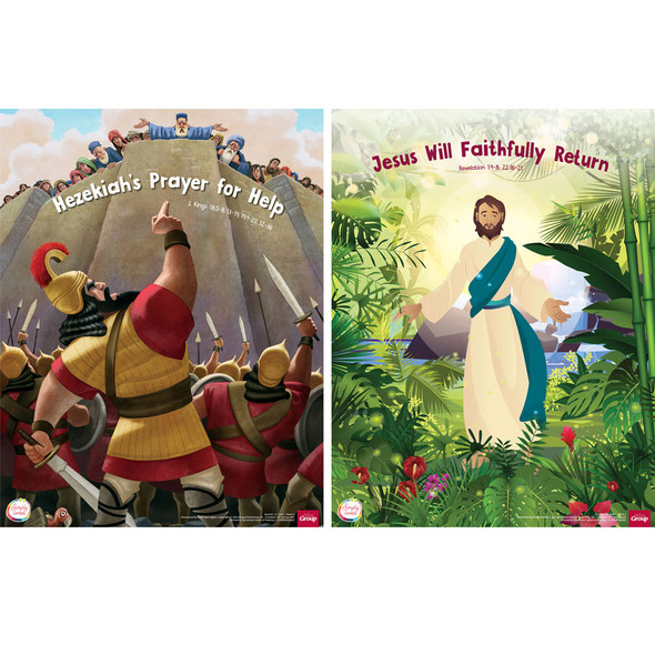 Simply Loved Bible Story Poster Pack (12 Posters) - Quarter 12