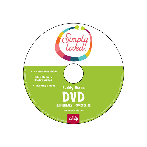 Simply Loved Elementary Buddy Video Teaching DVD - (Grades 1-4) - Quarter 12