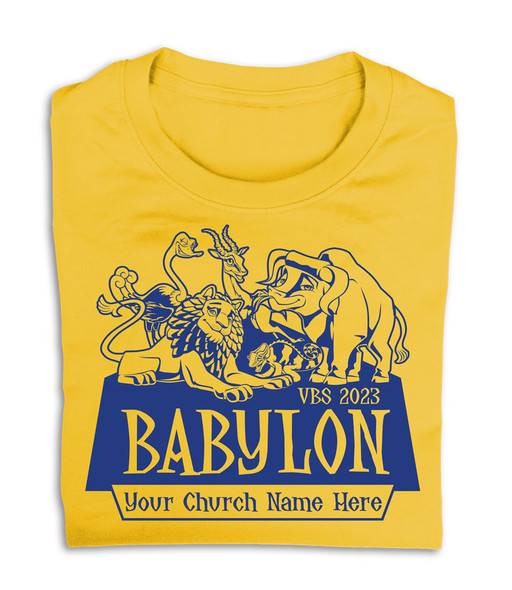 Custom VBS T-Shirts - Babylon VBS - VBAL021