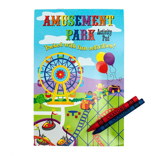 Amusement Park Activity Pads - Pk of 12 - Wonder World Funfest VBS 2021 by RBP