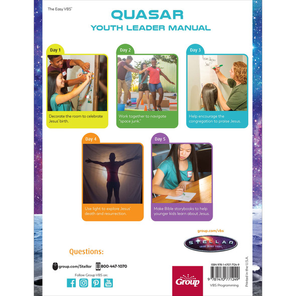 Quasar Youth Leader Manual (Downloadable PDF) - Stellar VBS 2023 by Group