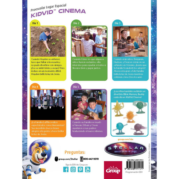 Preschool KidVid Cinema Leader Manual (Spanish) - Download - Stellar VBS 2023 by Group