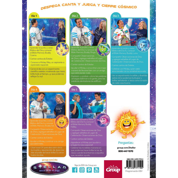 Sing & Play Blast Off/Cosmic Closing Leader Manual (Spanish) - Download - Stellar VBS 2023 by Group