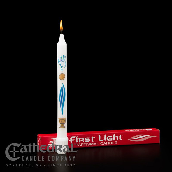 Baptismal Candles - First Light - Pack of 24