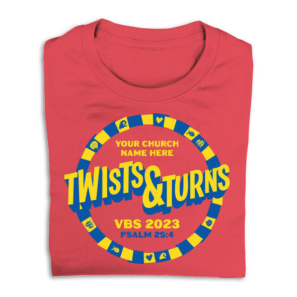 Custom VBS T-Shirts - Twists & Turns VBS - VTNT044