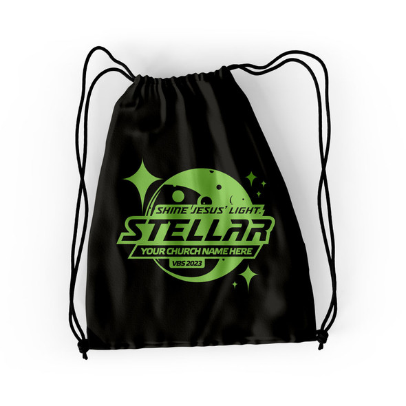 ★EMS★ STRING DAY BACKPACKIVORY Drawstring Backpack - Stellar VBS