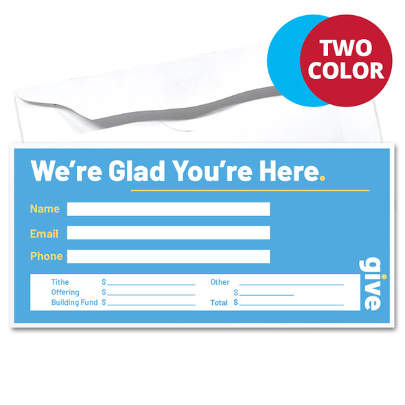 Custom Offering Envelope - Two Color - E2C010 - Box of 500