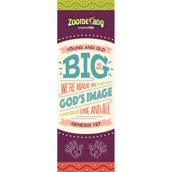 Fearfully and Wonderfully Made Bookmark - Pack of 10 - Zoomerang VBS 2022